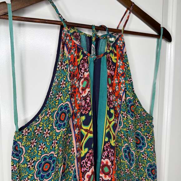 Anthropologie Ella Halter Hankerchief Maxi Dress - Picture 1 of 4